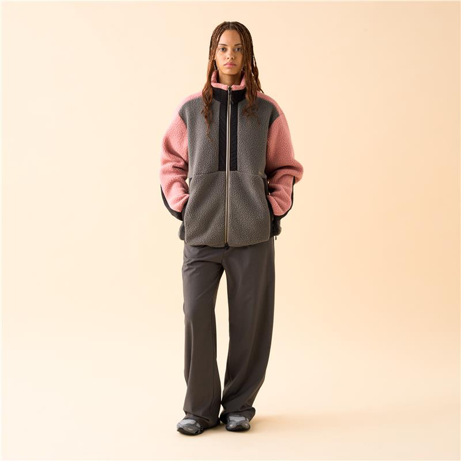 Mizuno BT POLARTEC Thermal Jacket Cameo Brown / Pewter Grey